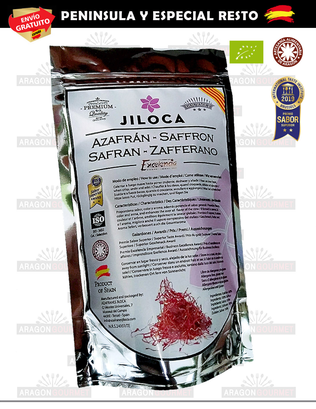 Bolsa 5gr azafran eco